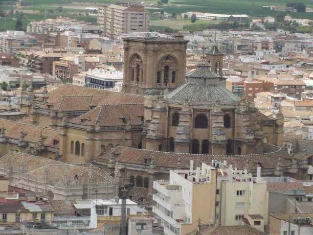 The Alcazaba Fortress - The Alhambra - Granada - views of Granada - Granada Cathedral