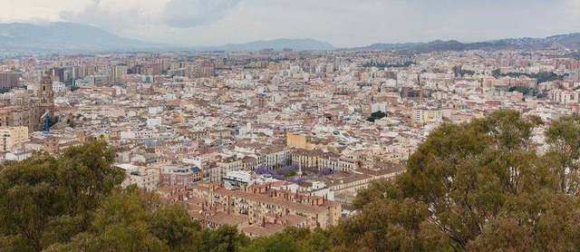 Vista de Málaga desde el castillo de Gibralfaro, España, 2023-05-20, DD 114