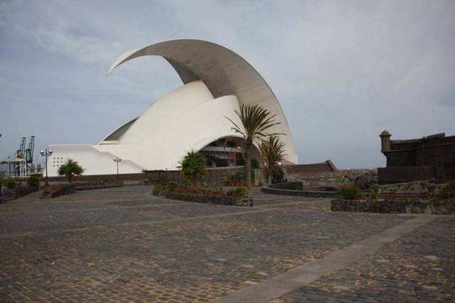 Santa Cruz de Tenerife, auditorio y castillo